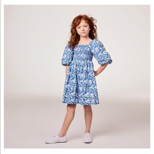 The Natalie Floral Smocked Bubble Sleeve Dress